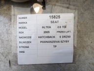 Seat Altea mini motor windows rear part right 1K0959704B 5P0839402