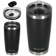 VELKÝ TERMOHRNEK 600 ML TERMOSKA NA KÁVU Z OCELI - PRÉMIOVÁ KVALITA