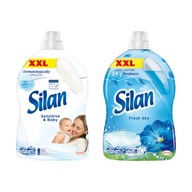 Aviváž Silan Classic Fresh Sky Sensitive 260 praní 2x 2,86l