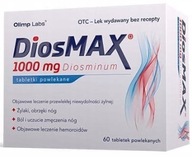 DiosMax ŻYLAKI HEMOROIDY DIOSMINA 1000 mg 60 tab