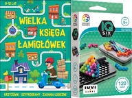 Wielka księga łamigłówek + Smart Games IQ Six Pro IUVI Games