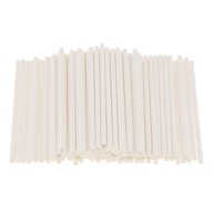 100x papierové tyčinky vhodné do rúry na tortové lízanky