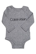 Calvin Klein detské bodýčko Tom šedé 0 - 3 m