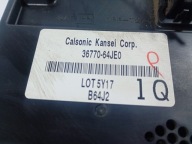 Unité commande confort OE 3677064JE0 Suzuki Grand Vitara II 05-15