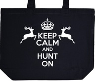 KEEP CALM AND HUNT ON torba zakupy prezent