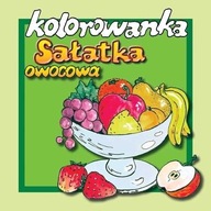 Sałatka owocowa kolorowanka