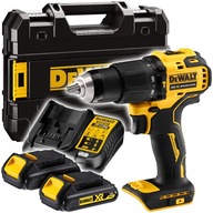 Wiertarko-wkrętarka udarowa DeWalt DCD709S2T + 2x1.5Ah + ładowarka + TSTAK