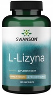 Swanson L- Lyzín 500mg 100kaps Stres Vírusový herpes Energia Imunita