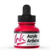 Akrylový umelecký atrament Vallejo 30ml red 004