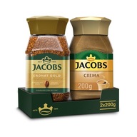 Kawa Jacobs rozpuszczalna Crema Cronat Gold zestaw kaw 2x 200 g