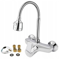 KONYHAI FALI CSAPTELEP KRÓM FLEX FLEXIBILIS HAJLÉKONY KÉTFUNKCIÓS KIFOLYÓCSŐ