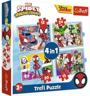 Puzzle 4w1 Ekipa Spidey'a TREFL