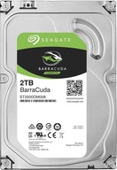 Seagate BarraCuda — dysk twardy 2 TB, 3,5", SATAIII, 7200 obr./min, 256 MB (PC/MAC)