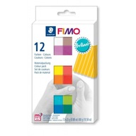 Staedtler zestaw Fimo Masa plastyczna termoutwardzalna Soft Brilliant 12x25
