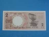 Polska Banknot 2 zł A ! 1990 UNC Kopalnia Katowice