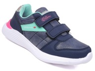 Buty Sportowe dla Dziewczynki Półbuty Dziewczęce Adidasy Sneakersy na Rzepy