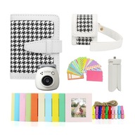 ZESTAW 5w1 Akcesoria Etui Album Naklejki Ramki Statyw do Fuji Instax Pal