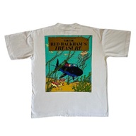 THE ADVENTURES OF TINTIN 90s KOSZULKA VINTAGE L