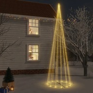 Vianočný stromček kužeľový 1134 teplých bielych LED 230x800 cm