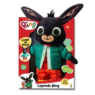 BING KRÁLIK MASKOT ZELENÁ BUNDA CHODÍ 32 CM