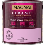 Farba Ceramiczna Zmywalna MAGNAT Ceramic 2,5L Różowy Kwarc C34