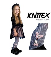 KNITTEX dievčenské pančucháče MIRABELLE sivé 92-98