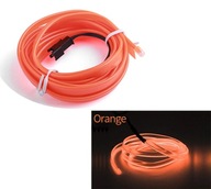 Štýl 5 metrov Oranžový LED pásik Atmosféra USB