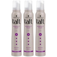 Taft Perfect Flex Pena na vlasy 200ml x3