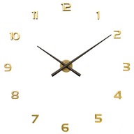 Nástenné hodiny nalepovacie JVD HT465.2 veľká zlatá