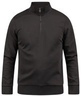 Sportowa bluza męska bez kaptura HUGO BOSS bawełniana dresowa czarna r. M