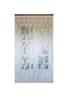 Žakárová záclona 550x250,listy,výpredaj