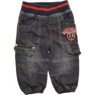 KAPPAHL spodnie chłopięce Jeansowe Joggery 74