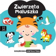 KSIĄŻECZKA KONTRASTOWA. ZWIERZĘTA MALUSZKA