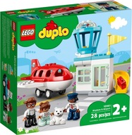 LEGO DUPLO 10961 SAMOLOT CZERWONY LOTNISKO AIRPORT