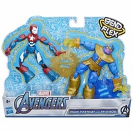 Avengers Bend and Flex. Figurka Iron Patriot i Thanos