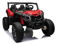 Wielki 2-osob. Buggy Off-Road Mega Moc 490W 24V AŻ 90kg CZERWONY