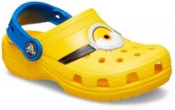 Dziecięce Buty Klapki Chodaki Crocs Classic Minions Clog 25-26