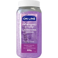 On Line Uvoľňujúca soľ do kúpeľa Levanduľa 800G