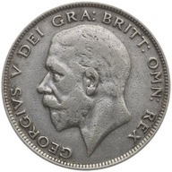 Wielka Brytania 1/2 korony, 1932, srebro