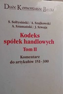 kodeks spółek handlowych tom - sołtysiński