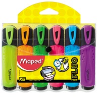 Zakreślacze Fluo Peps kpl. 6 szt., Maped