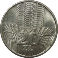 20 ZŁOTYCH 1973 - WIEŻOWIEC I KŁOSY - (1-) - K1855