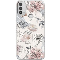 Etui do MOTOROLA MOTO E40 E30 E20 wzory CASE SZKŁO