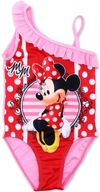 Dziewczęcy jednoczęściowy strój kąpielowy Minnie Mouse - Disney EU 110 Light Pink