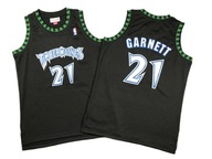 Strój koszykarski Nr 21 Kevin Garnett Timberwolves Jersey, 152-164