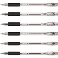 Guľôčkové pero Gélové pero čierne Rystor G 032 x6