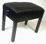 krzesło do pianina solidna czarna regulowana