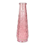 Váza ARCHIE sklenená ružová 6,5x22 cm HOMLA