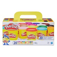 PLAY-DOH Sada 20 farebných tubusov, kreatívna hračka