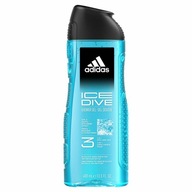 Adidas Ice Dive żel pod prysznic 3w1 dla mężczyzn 400ml